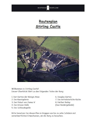 Stirling Castle Overview Route – German